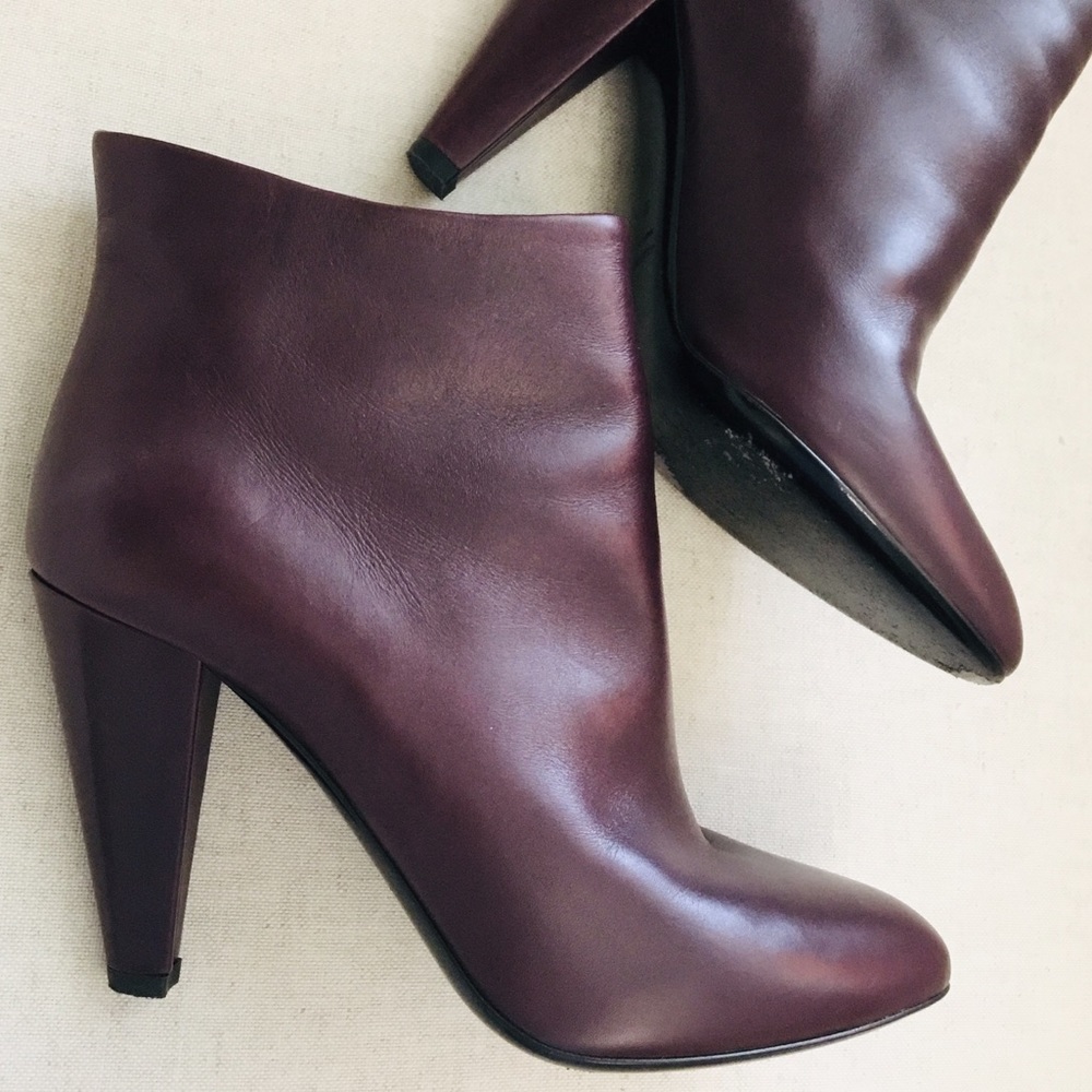 Jill Stuart maroon booties - Picture 8 of 8